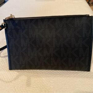 Michael Kors Black Logo Clutch
